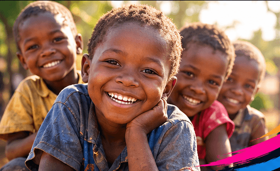 Children smiling together